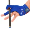 Predator Second Skin Billiard Glove USPBS Blue and Red - Left Hand - Image 2