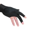 Predator Second Skin Black & Yellow Billiard Glove with Closed Thumb - Left Hand - Image 2